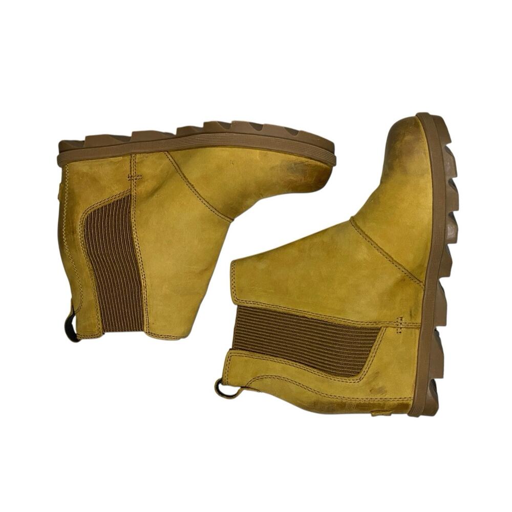 Sorel Joan Of Arctic Waterproof Chelsea Wedge Boots - 9 - Picture 4 of 7